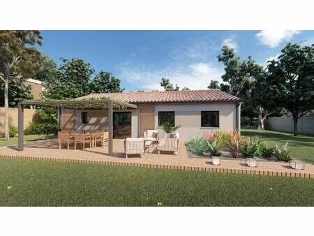 terrain avec maison neuve à vendre