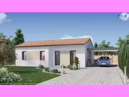 terrain avec maison neuve à vendre