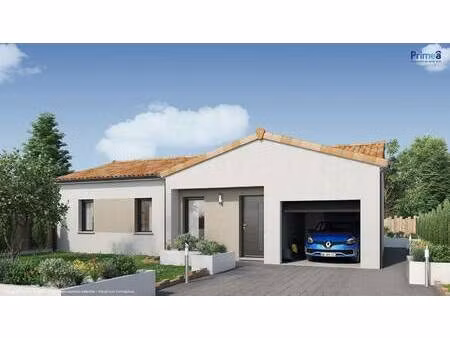 terrain avec maison neuve à vendre
