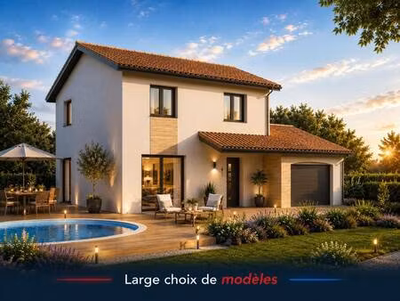 terrain avec maison neuve à vendre