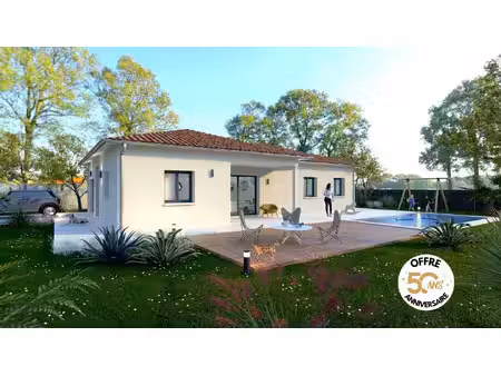 terrain avec maison neuve à vendre