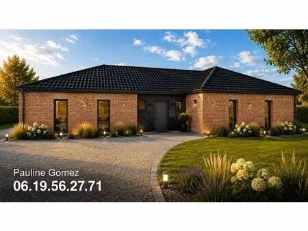 terrain avec maison neuve à vendre