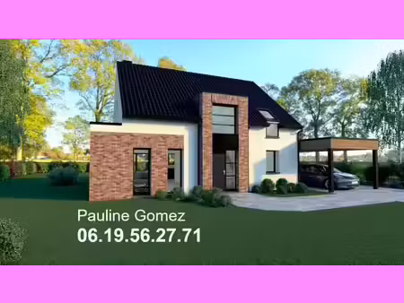 terrain avec maison neuve à vendre