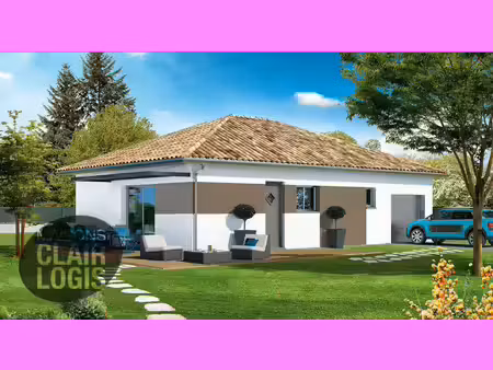 terrain avec maison neuve à vendre