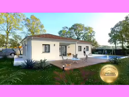 terrain avec maison neuve à vendre