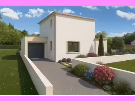 terrain avec maison neuve à vendre