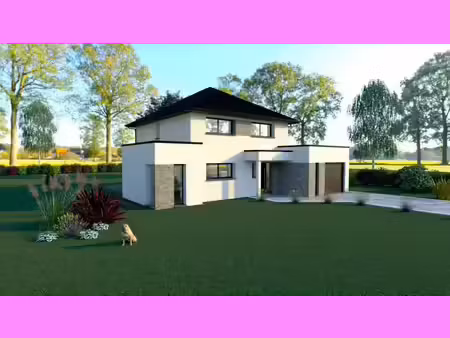 terrain avec maison neuve à vendre