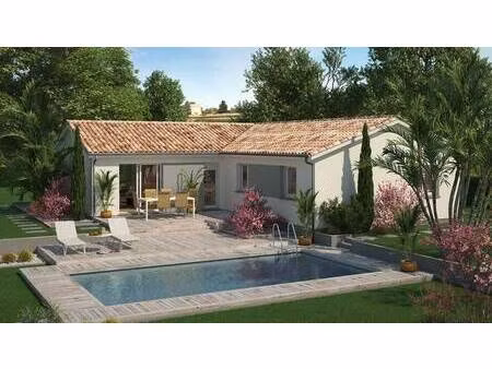 terrain avec maison neuve à vendre