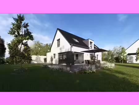 terrain avec maison neuve à vendre