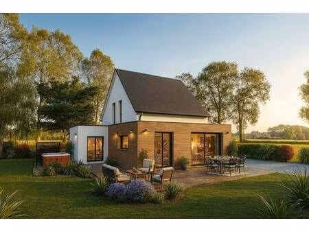 terrain avec maison neuve à vendre