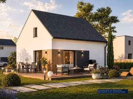 terrain avec maison neuve à vendre