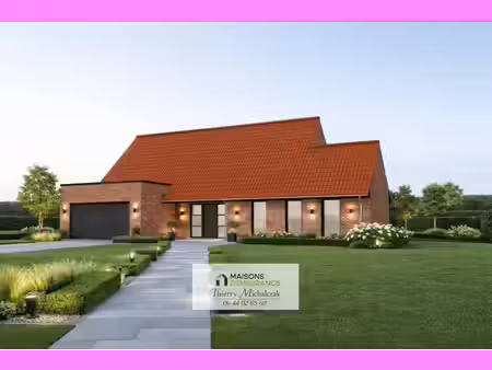 terrain avec maison neuve à vendre
