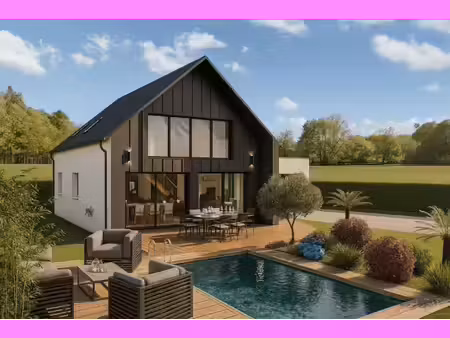 terrain avec maison neuve à vendre