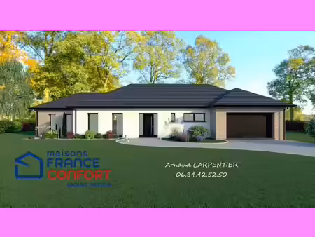 terrain avec maison neuve à vendre