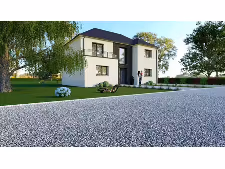 terrain avec maison neuve à vendre
