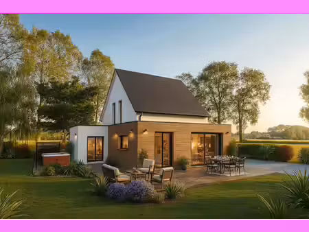 terrain avec maison neuve à vendre