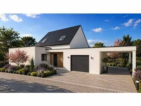 terrain avec maison neuve à vendre
