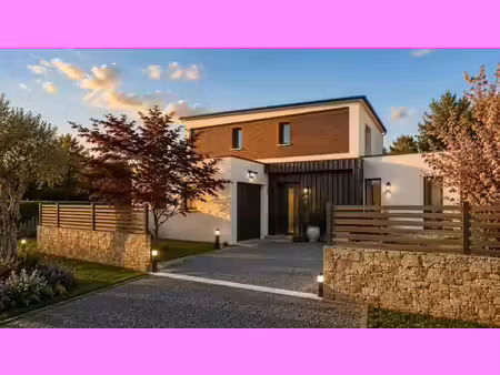 terrain avec maison neuve à vendre