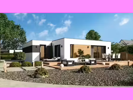 terrain avec maison neuve à vendre