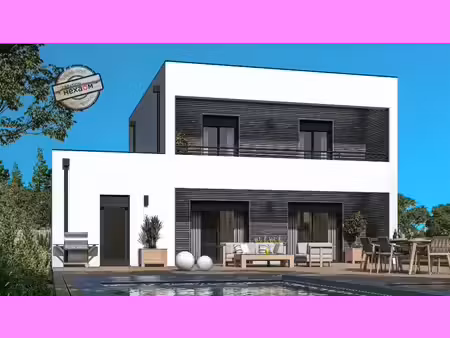 terrain avec maison neuve à vendre