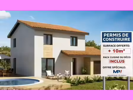 terrain avec maison neuve à vendre