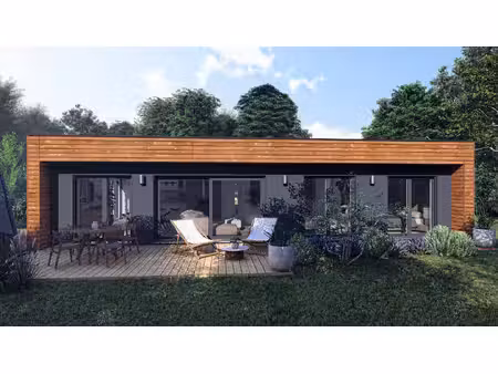 terrain avec maison neuve à vendre