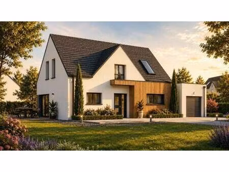 terrain avec maison neuve à vendre