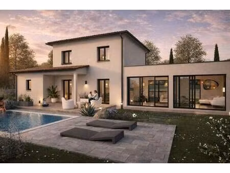 terrain avec maison neuve à vendre