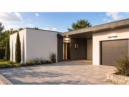 terrain avec maison neuve à vendre