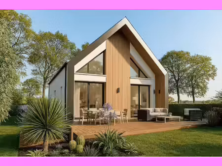 terrain avec maison neuve à vendre