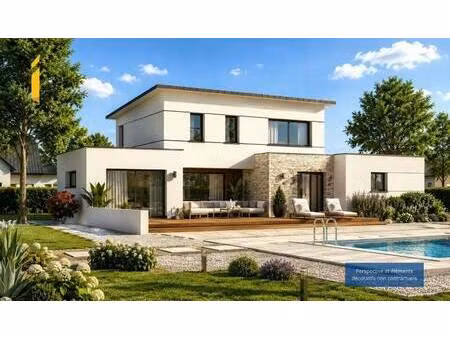 terrain avec maison neuve à vendre