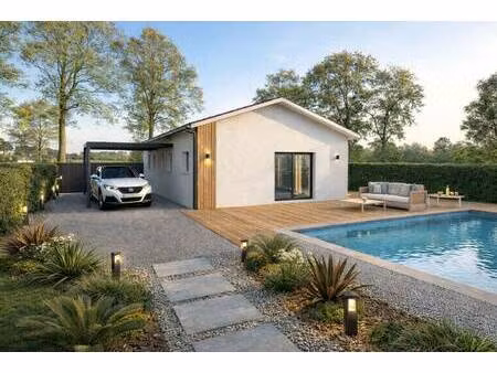 terrain avec maison neuve à vendre