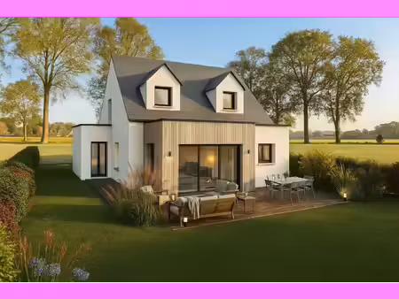 terrain avec maison neuve à vendre