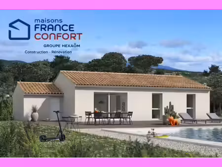 terrain avec maison neuve à vendre