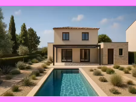 terrain avec maison neuve à vendre