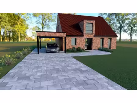 terrain avec maison neuve à vendre