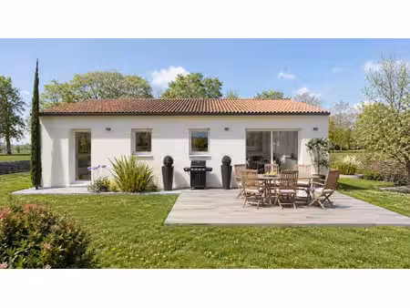 terrain avec maison neuve à vendre