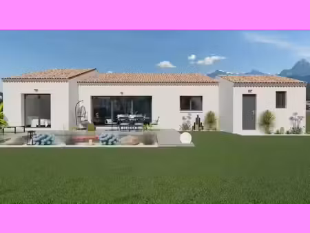 terrain avec maison neuve à vendre
