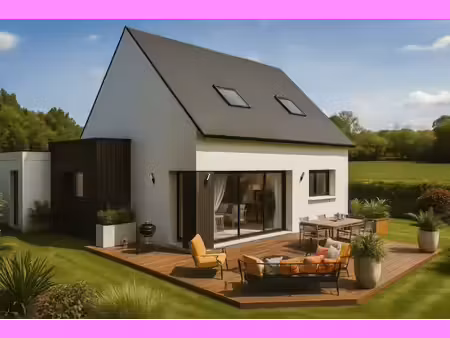 terrain avec maison neuve à vendre