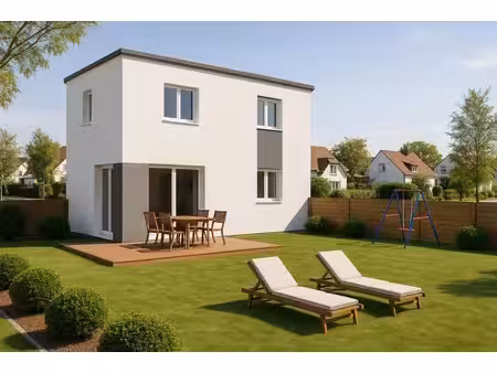terrain avec maison neuve à vendre