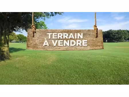 terrain constructible à vendre