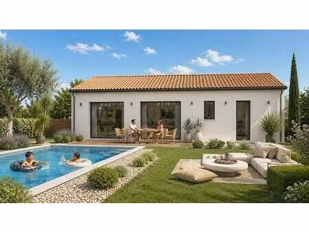 terrain avec maison neuve à vendre