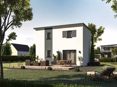 terrain avec maison neuve à vendre