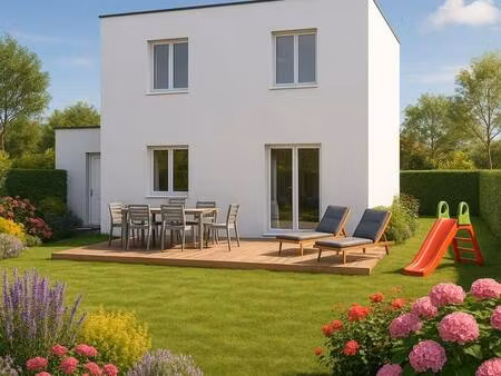 terrain avec maison neuve à vendre