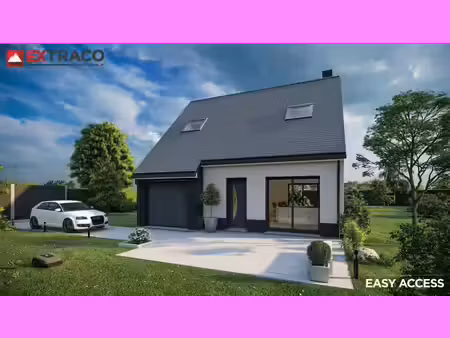terrain avec maison neuve à vendre