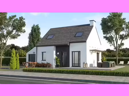 terrain avec maison neuve à vendre