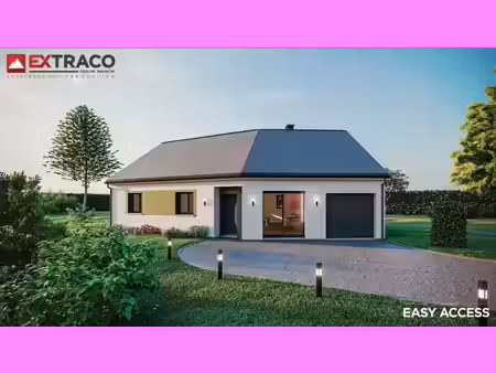 terrain avec maison neuve à vendre