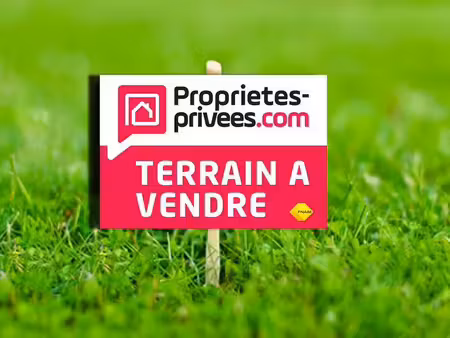 terrain constructible viabilisé à vendre