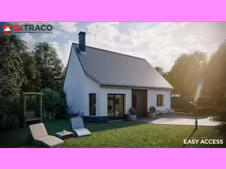 terrain avec maison neuve à vendre