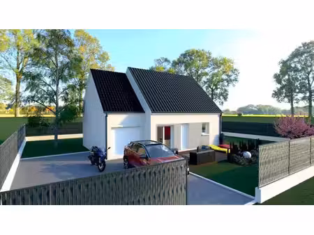 terrain avec maison neuve à vendre